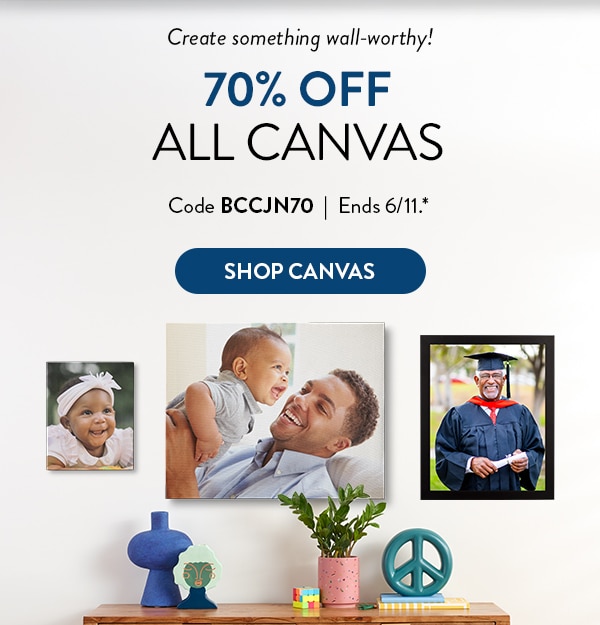 Create something wall-worthy! 70% off All Canvas. Code BCCJN70. Ends 6/11. See site for details. Shop Canvas