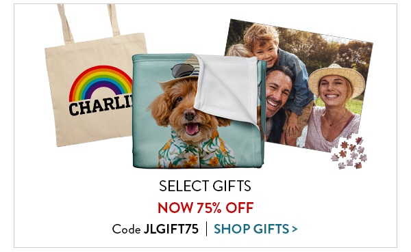 Select gifts now 75% off. Code JLGIFT75. Shop gifts