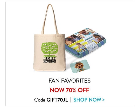 Fan favorites now 70% off. Code GIFT70JL. Shop now