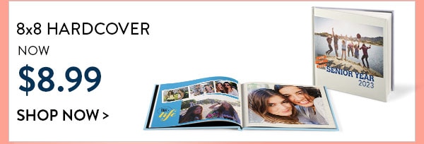 8x8 hardcover now $8.99. Shop now