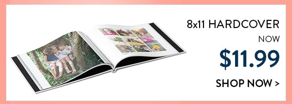 8x11 hardcover now $11.99. Shop now.