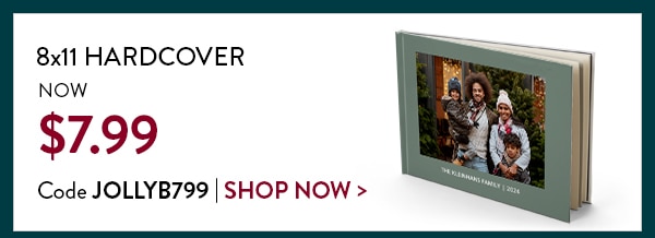 8x11 Hardcover now $7.99. Code JOLLYB799. Shop now