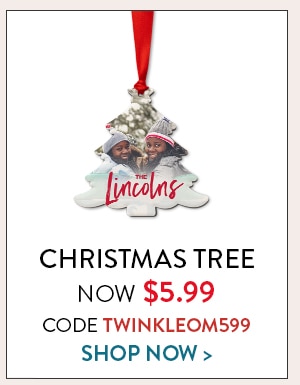 Christmas Tree now $5.99. Code TWINKLEOM599. Shop Now