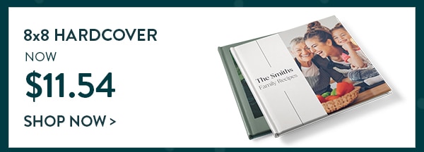 8x8 hardcover now $11.54. Shop now