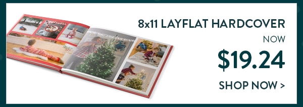 8x11 layflat hardcover now $19.24. Shop now