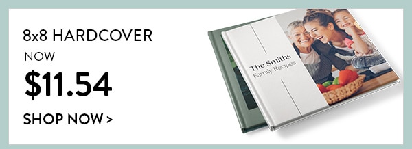 8x8 hardcover now $11.54. Shop now