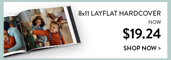8x11 layflat hardcover now $19.24. Shop now
