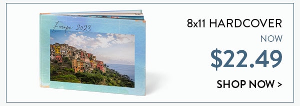 8x11 hardcover now $22.49. Shop now