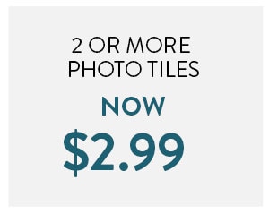 2 or more photo tiles now $2.99.