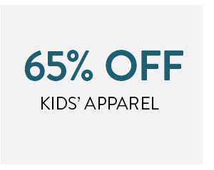 65% off Kids' Apparel 