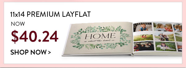 11x14 premium layflat. Now $40.24. Shop now