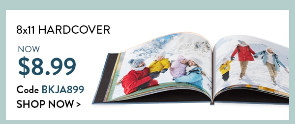 8x11 Hardcover now $8.99. Code BKJA899. Shop now