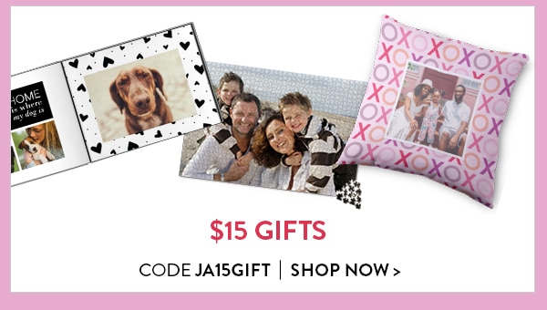 $15 gifts. Code JA15GIFT. Shop now