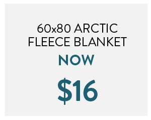 60x80 Artic fleece blanket. Now $16.