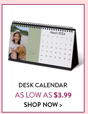 Desk calendar as low as $3.99. Shop now