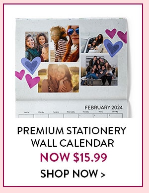 Premium stationery wall calendar now $15.99. Shop now