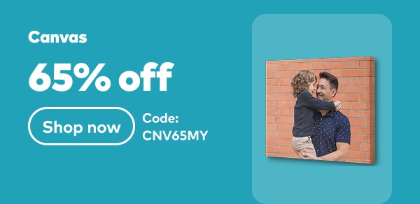 Canvas 65% off. Code: CNV65MY. Shop now.